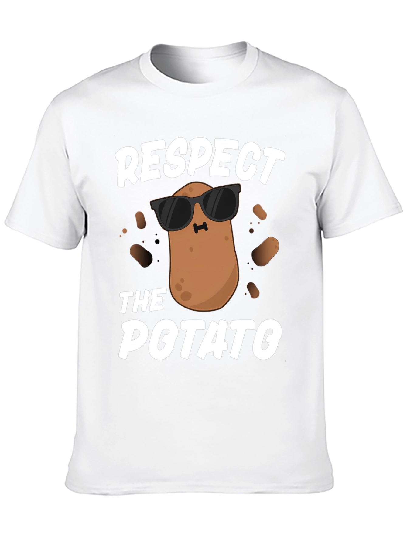 Respect the Potato T-Shirt - Funny Graphic Tee