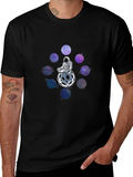 Astronaut Planets Graphic T-Shirt