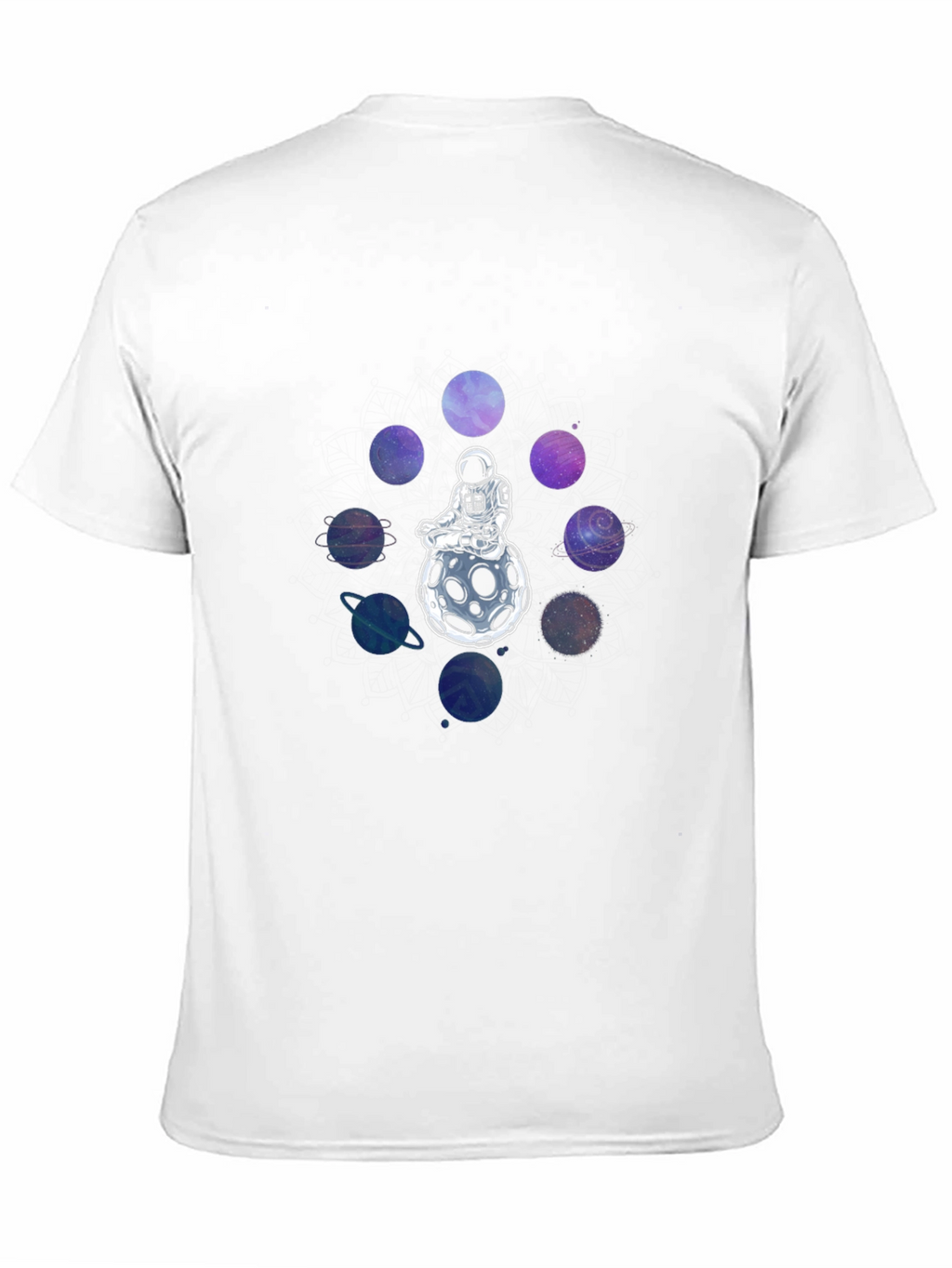 Astronaut Planets Graphic T-Shirt