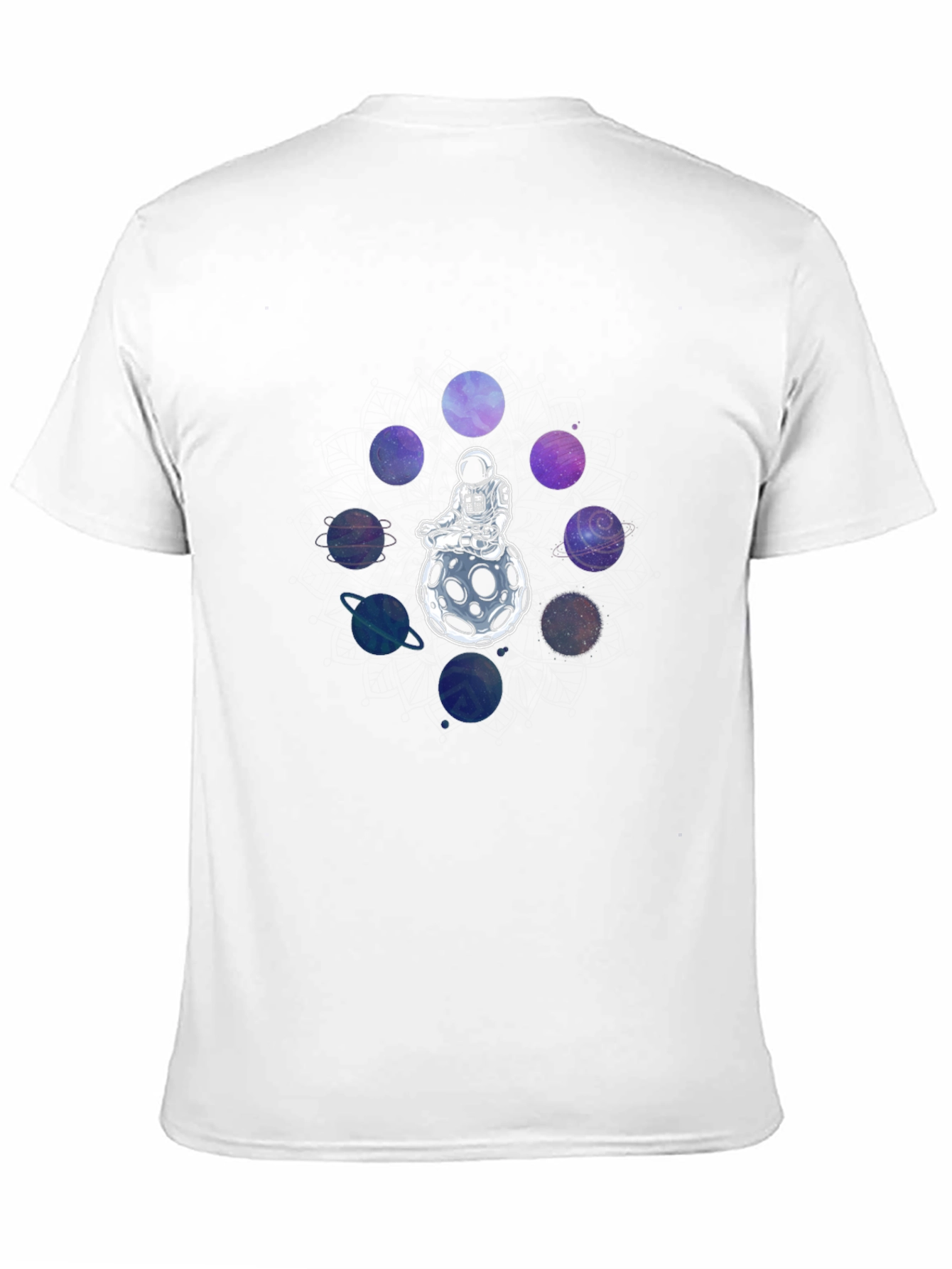 Astronaut Planets Graphic T-Shirt