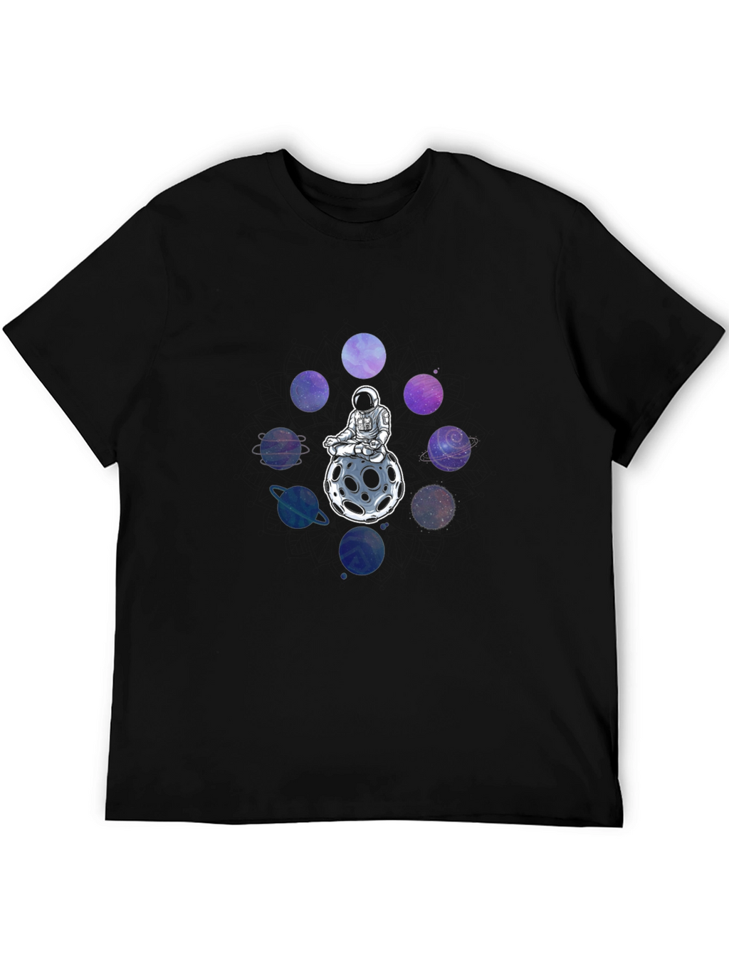 Astronaut Planets Graphic T-Shirt