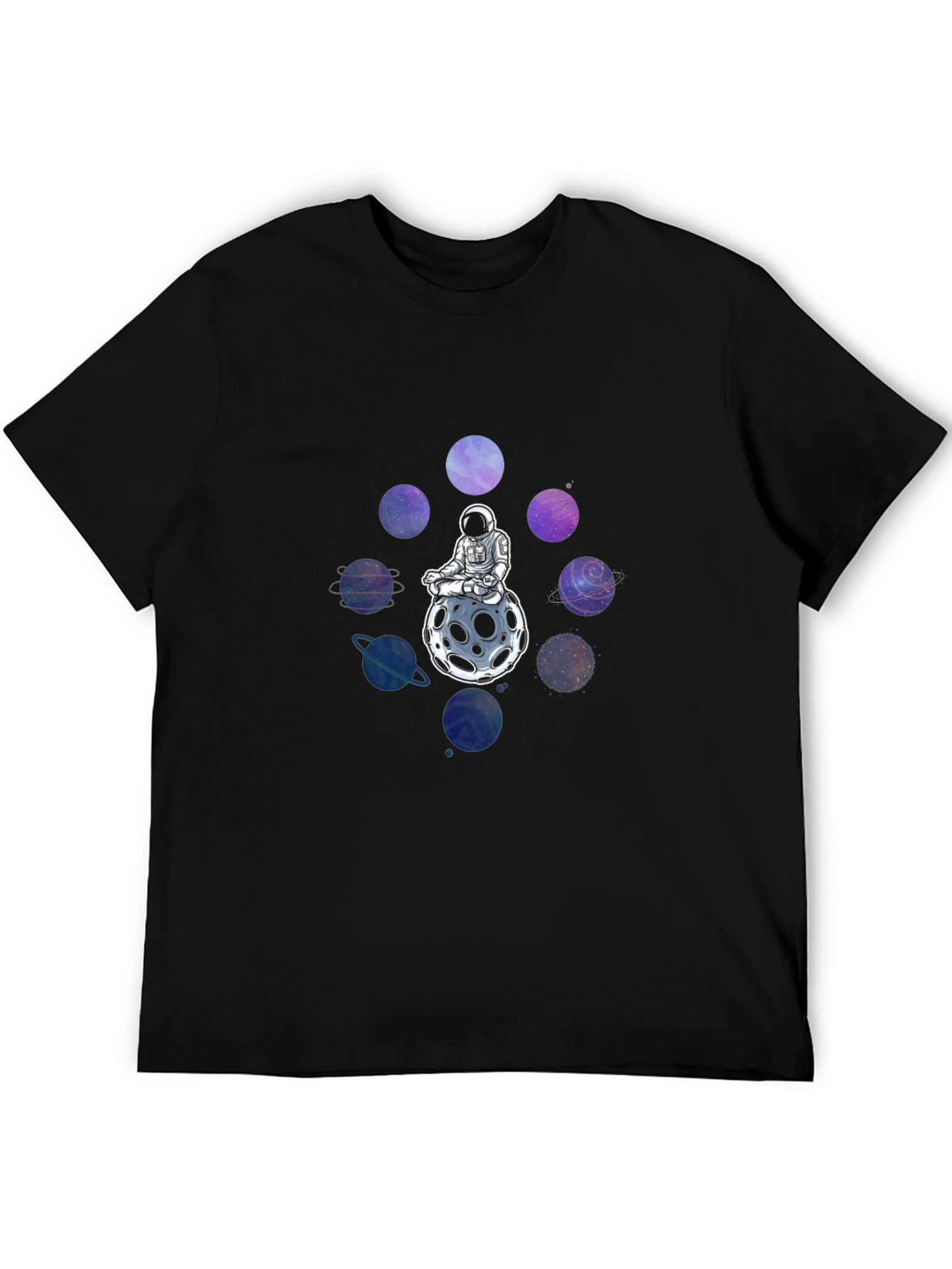 Astronaut Planets Graphic T-Shirt