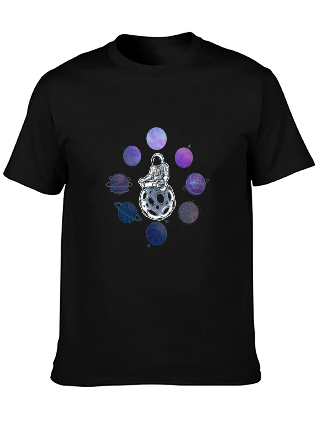 Astronaut Planets Graphic T-Shirt