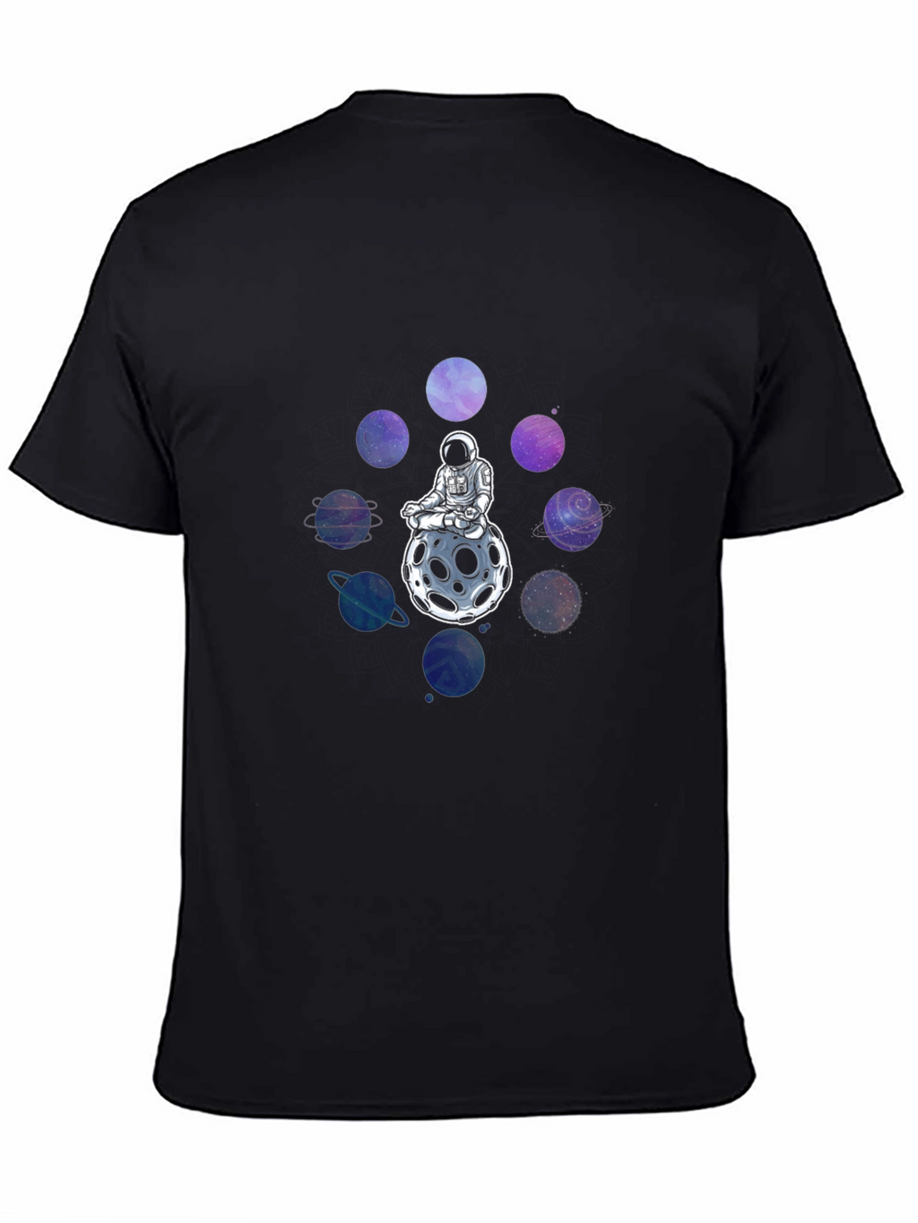Astronaut Planets Graphic T-Shirt