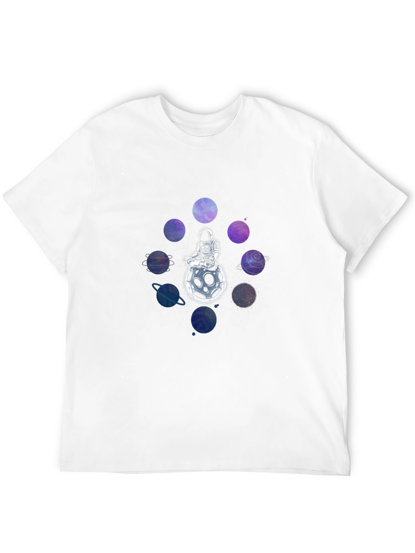 Astronaut Planets Graphic T-Shirt