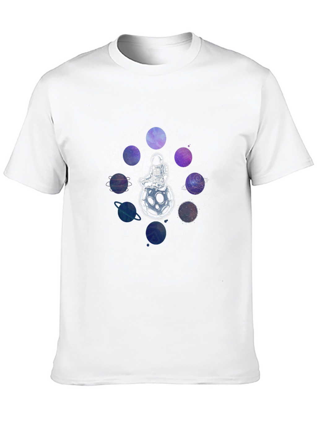 Astronaut Planets Graphic T-Shirt