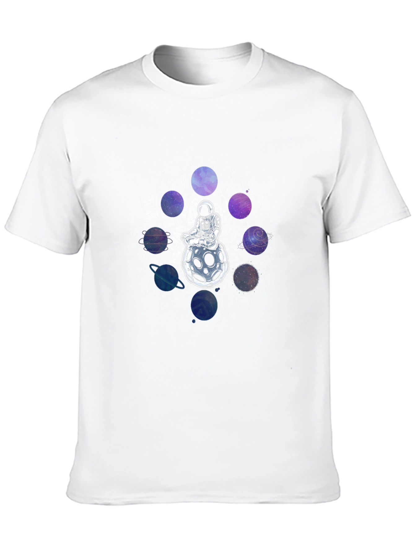 Astronaut Planets Graphic T-Shirt