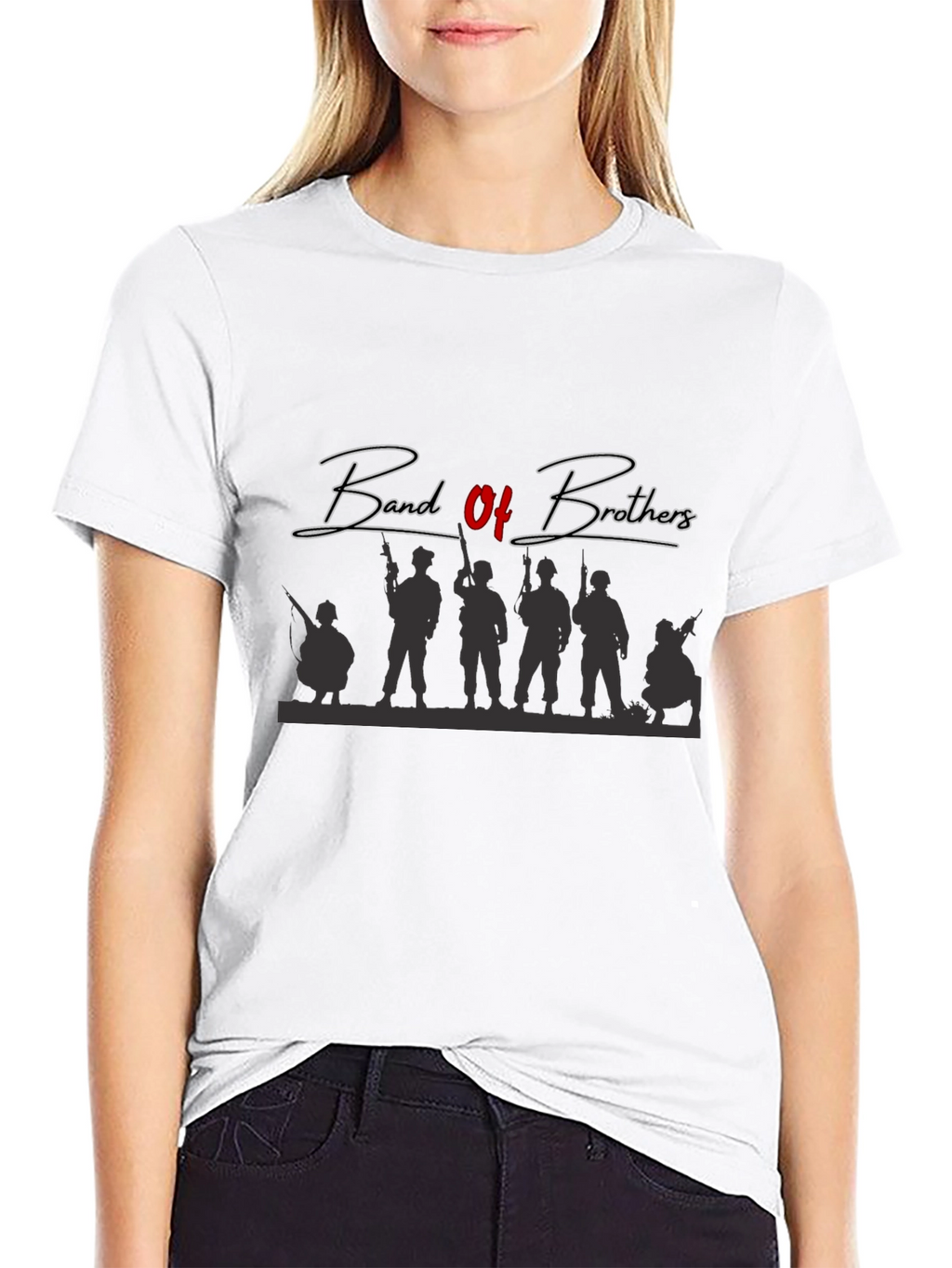 Band of Brothers Graphic T-Shirt - Black