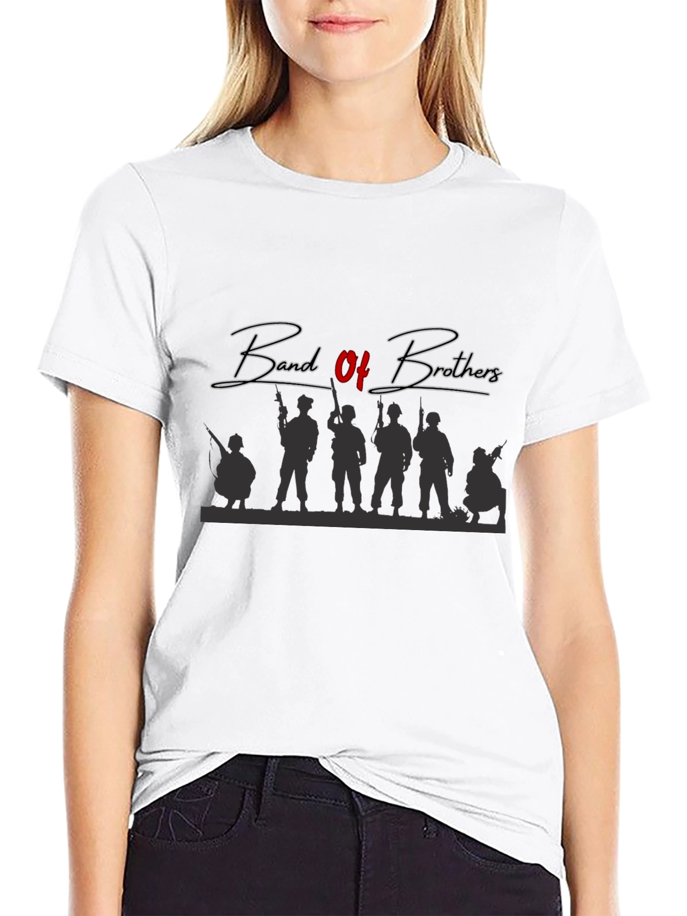 Band of Brothers Graphic T-Shirt - Black