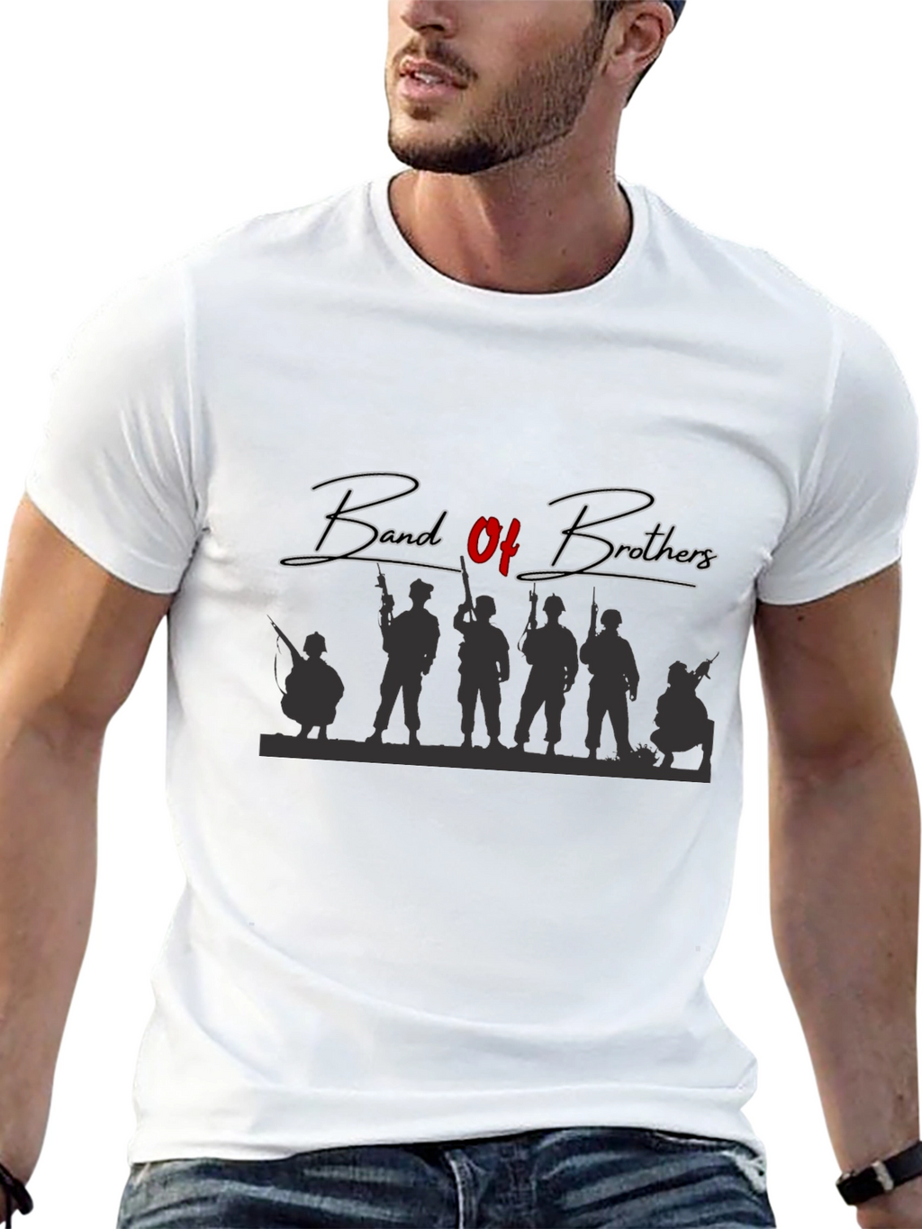 Band of Brothers Graphic T-Shirt - Black