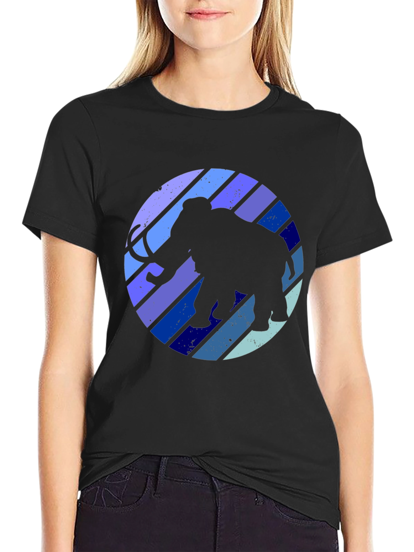 Mammoth Retro Striped T-Shirt