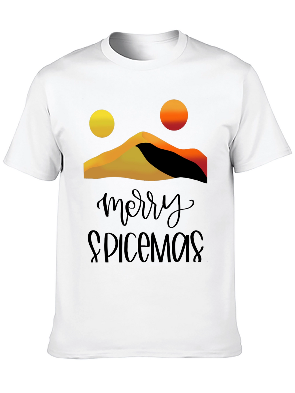 Merry Spicemas Black Graphic Tee