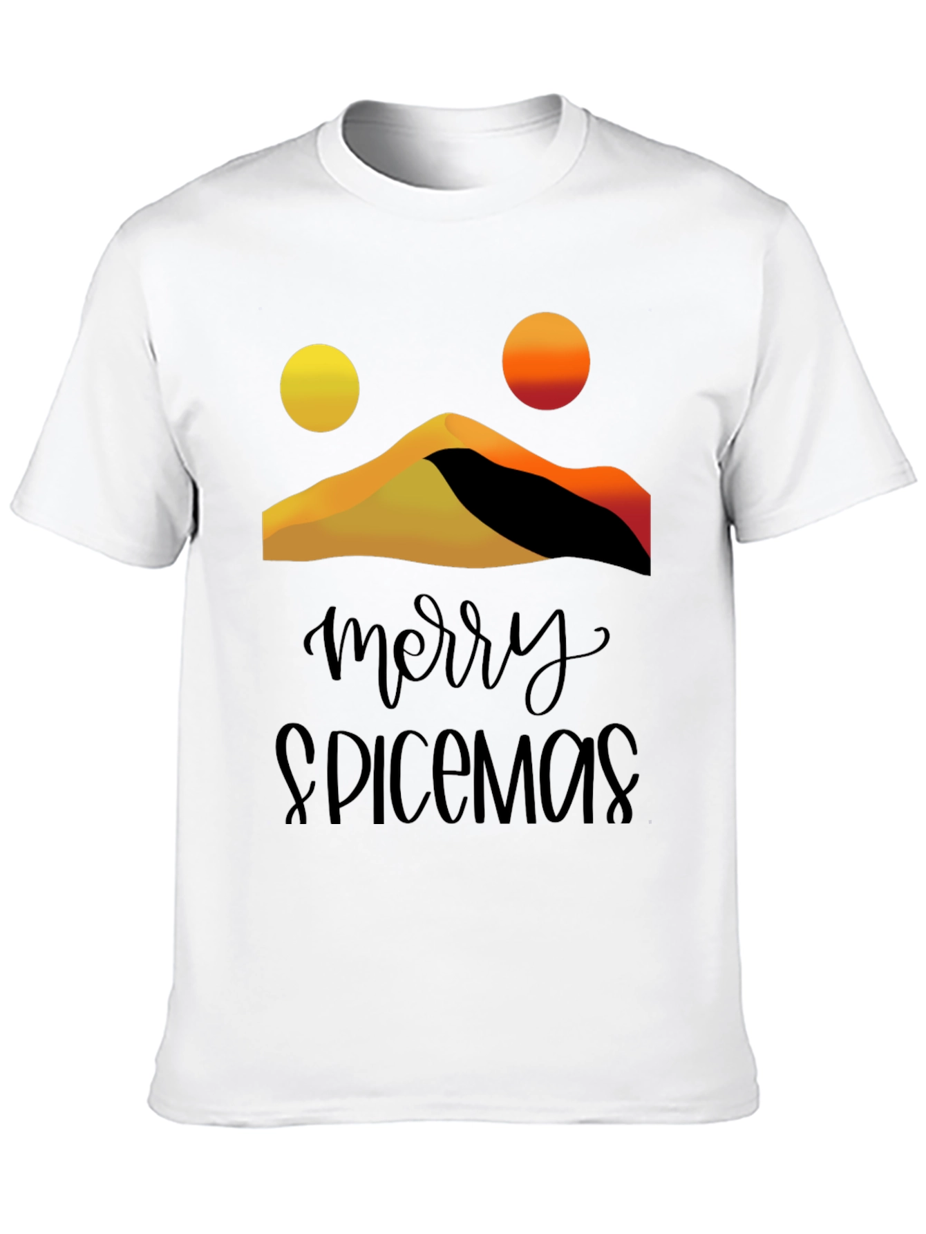 Merry Spicemas Black Graphic Tee