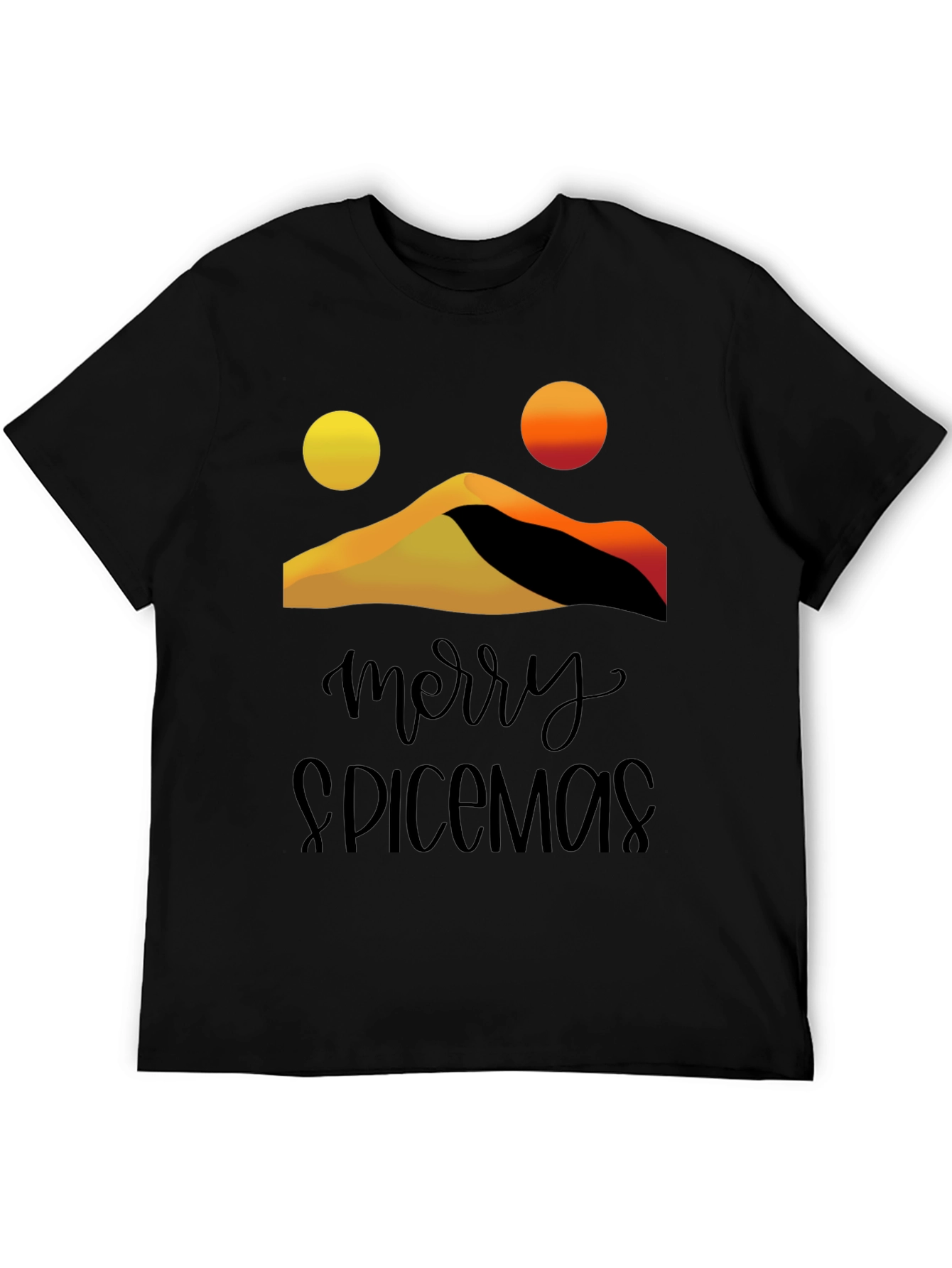 Merry Spicemas Black Graphic Tee