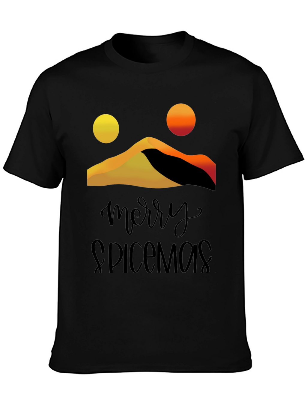 Merry Spicemas Black Graphic Tee