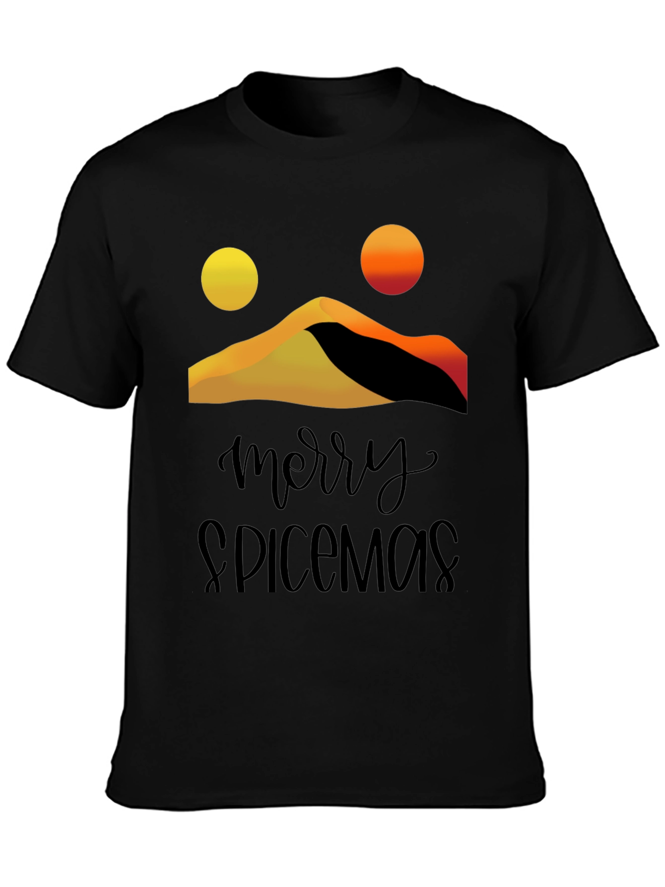 Merry Spicemas Black Graphic Tee