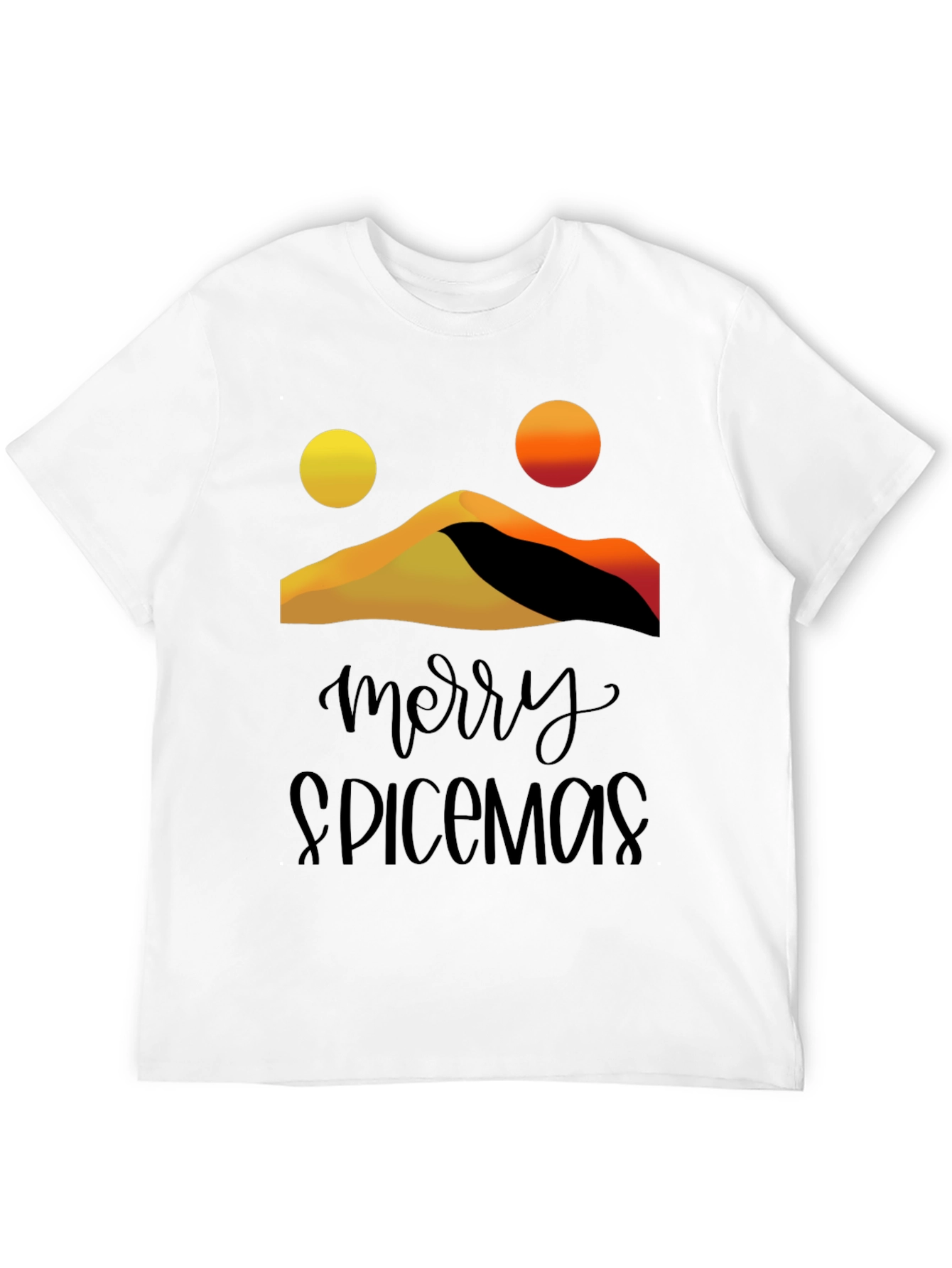 Merry Spicemas Black Graphic Tee