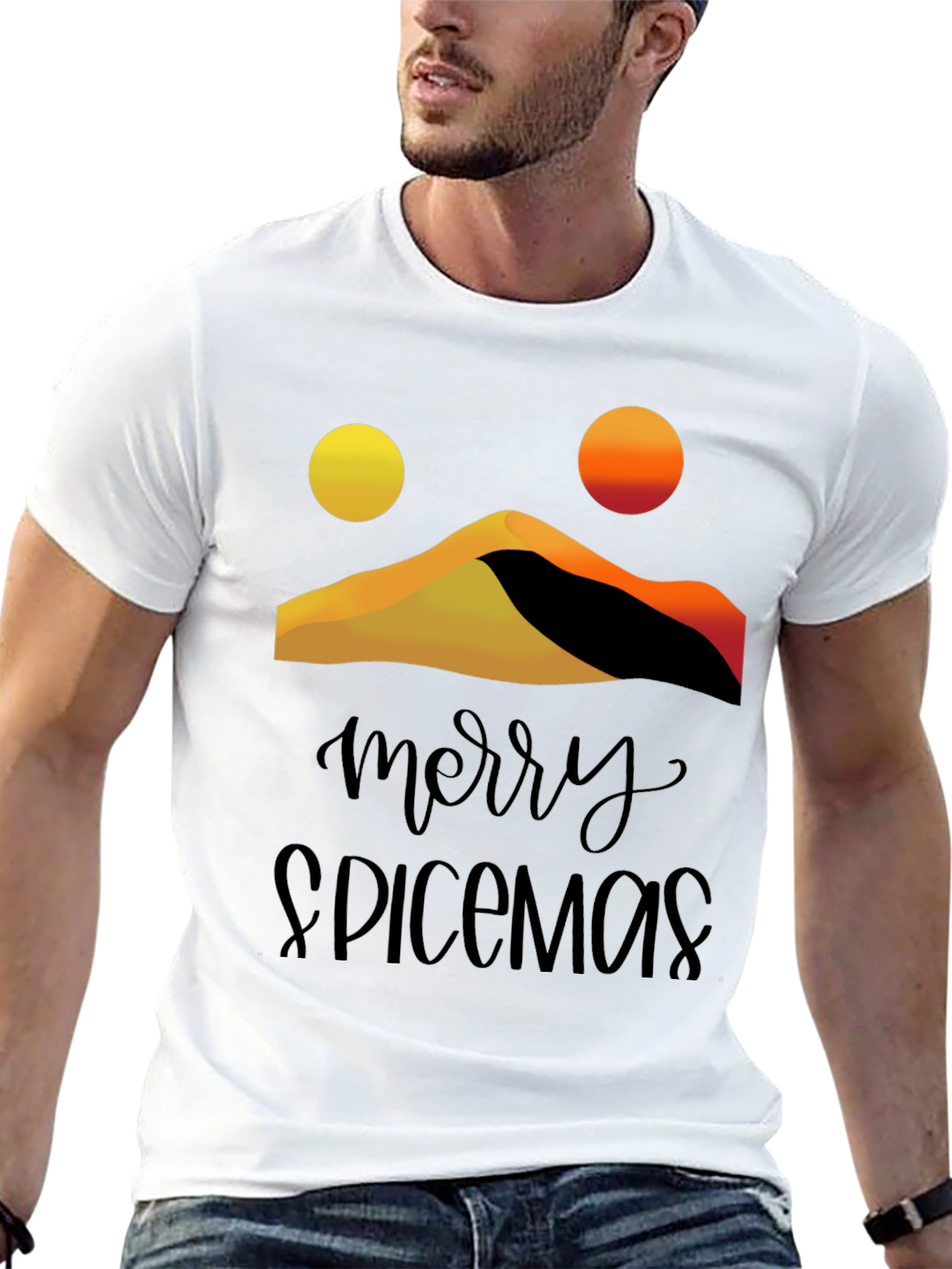 Merry Spicemas Black Graphic Tee