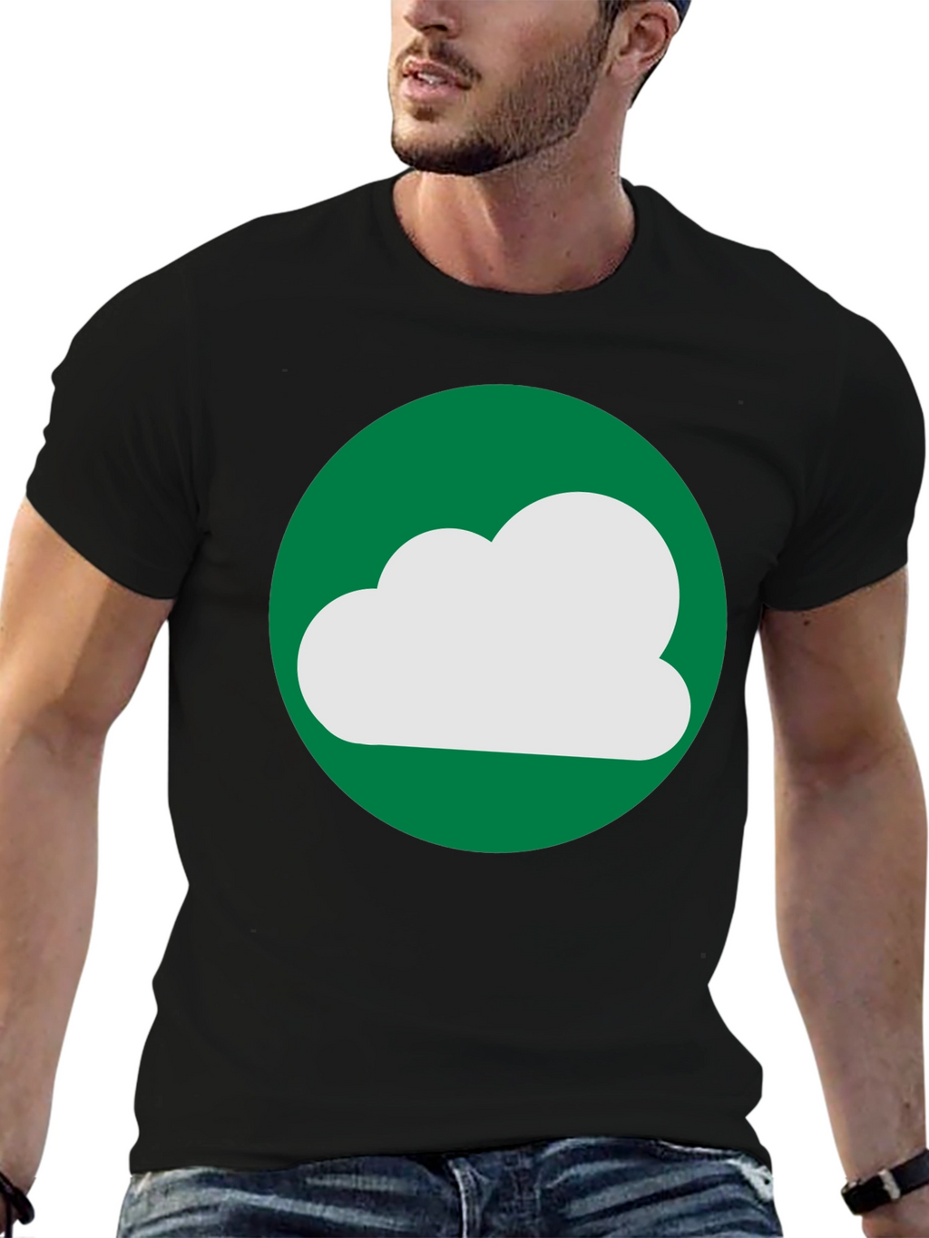 Cloud Graphic Tee - Comfortable Cotton Blend