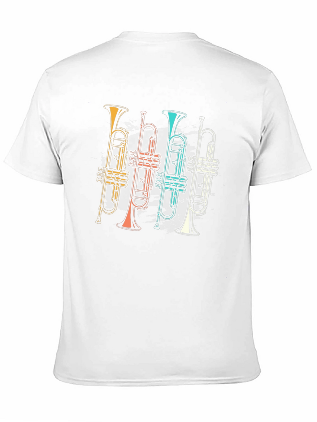 Retro Trumpet Band T-Shirt - Music Lover Tee