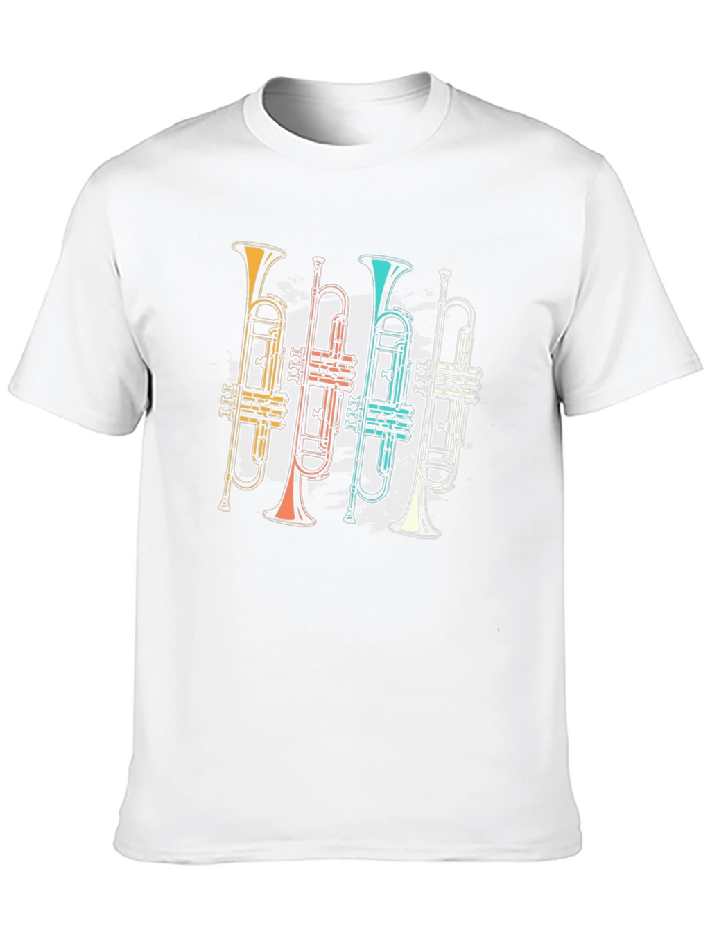 Retro Trumpet Band T-Shirt - Music Lover Tee