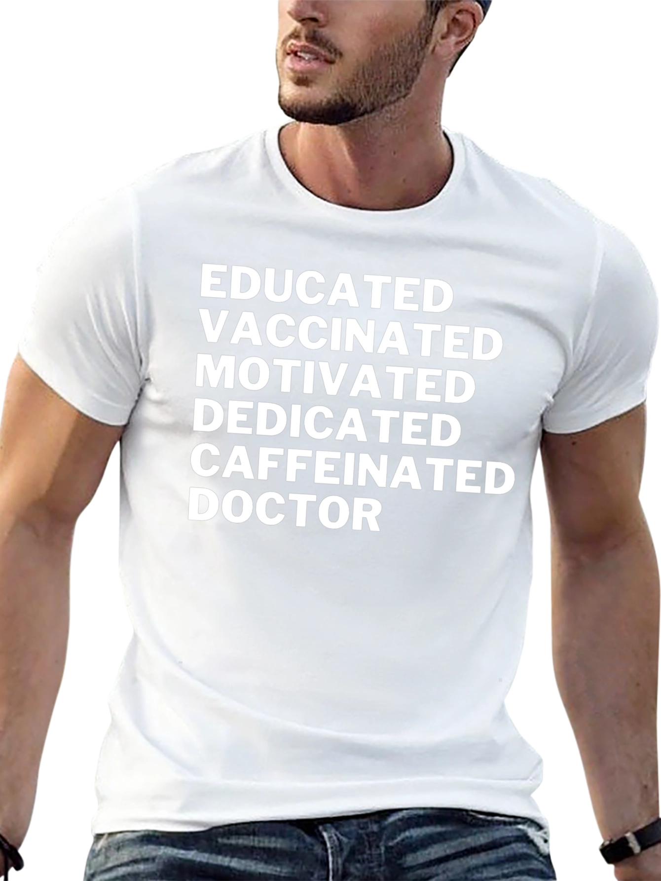 Educated Vaccinated Doctor Novelty T-Shirt