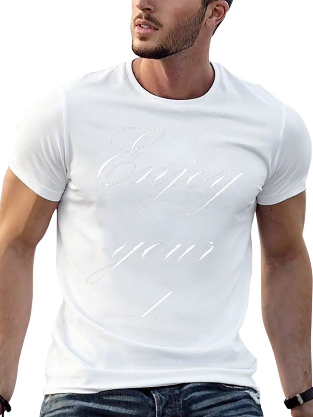 Enjoy Your ____ Black T-Shirt