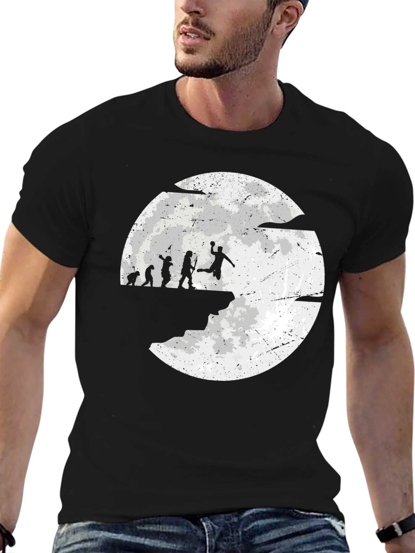 Handball Evolution Black T-Shirt