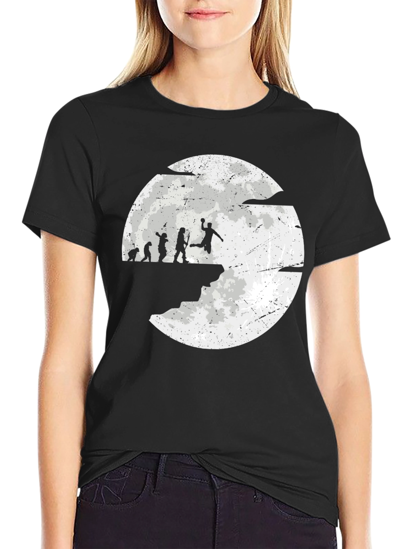 Handball Evolution Black T-Shirt