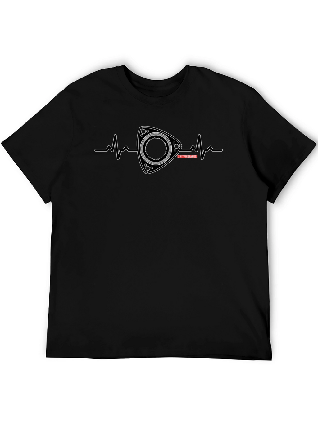Rotary Engine Heartbeat T-Shirt - Car Enthusiast Tee