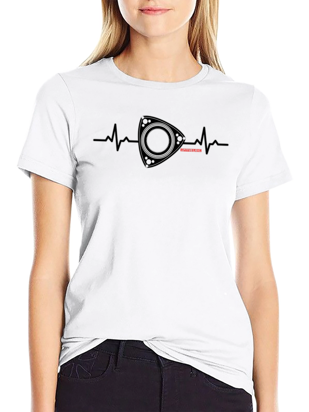 Rotary Engine Heartbeat T-Shirt - Car Enthusiast Tee