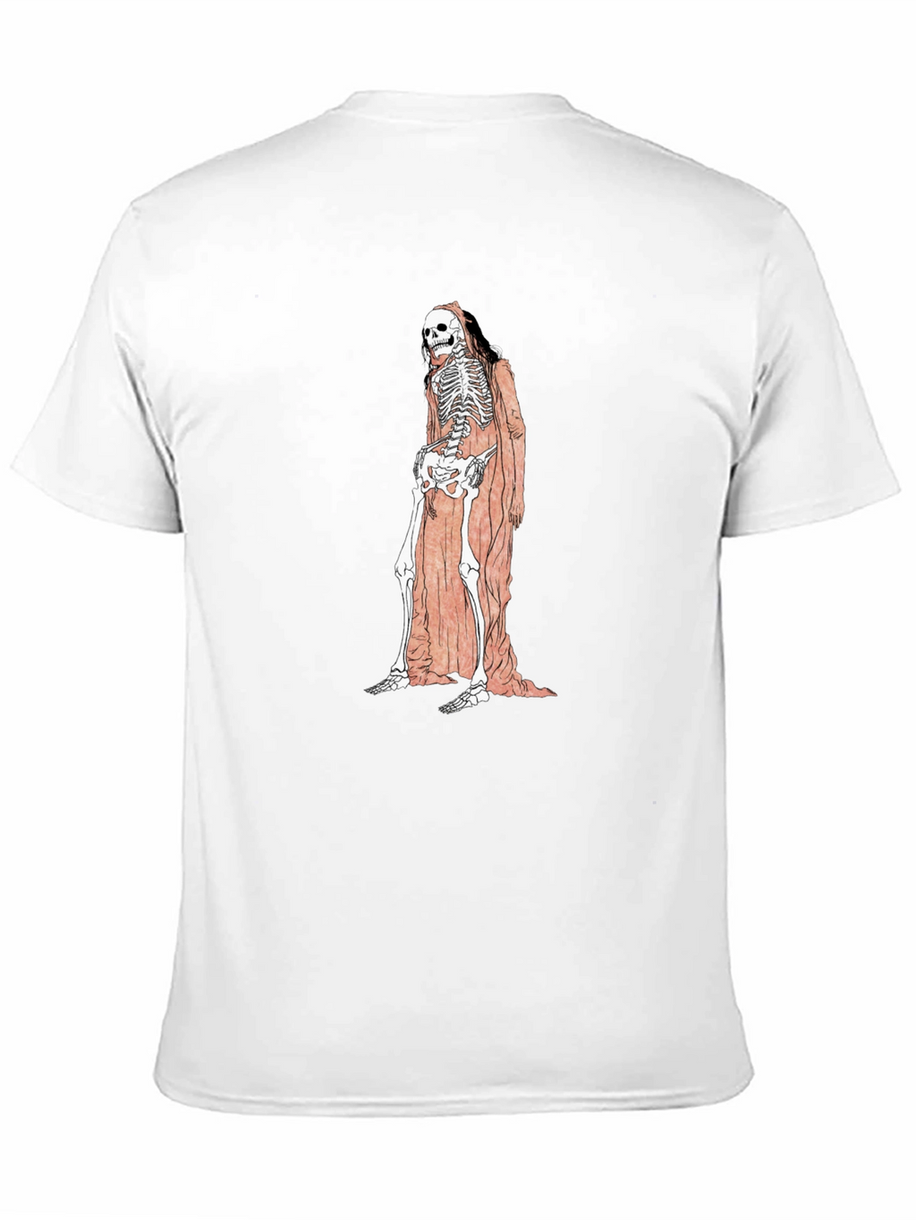 Grim Reaper Skeleton Graphic Tee - Unisex Black T-Shirt