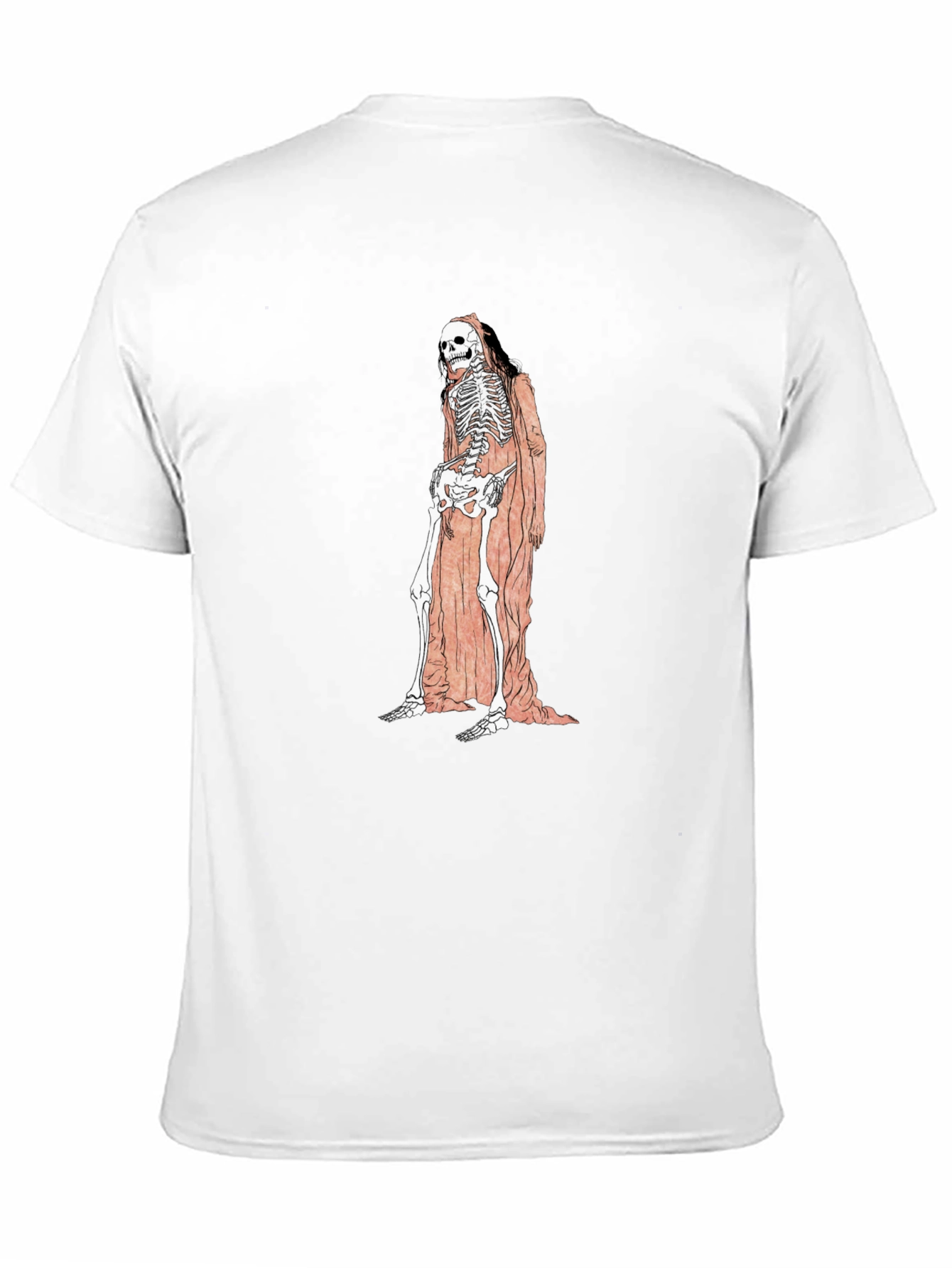Grim Reaper Skeleton Graphic Tee - Unisex Black T-Shirt