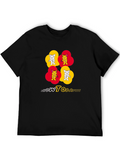 Neow Today Graphic Tee - Quirky Cat Design