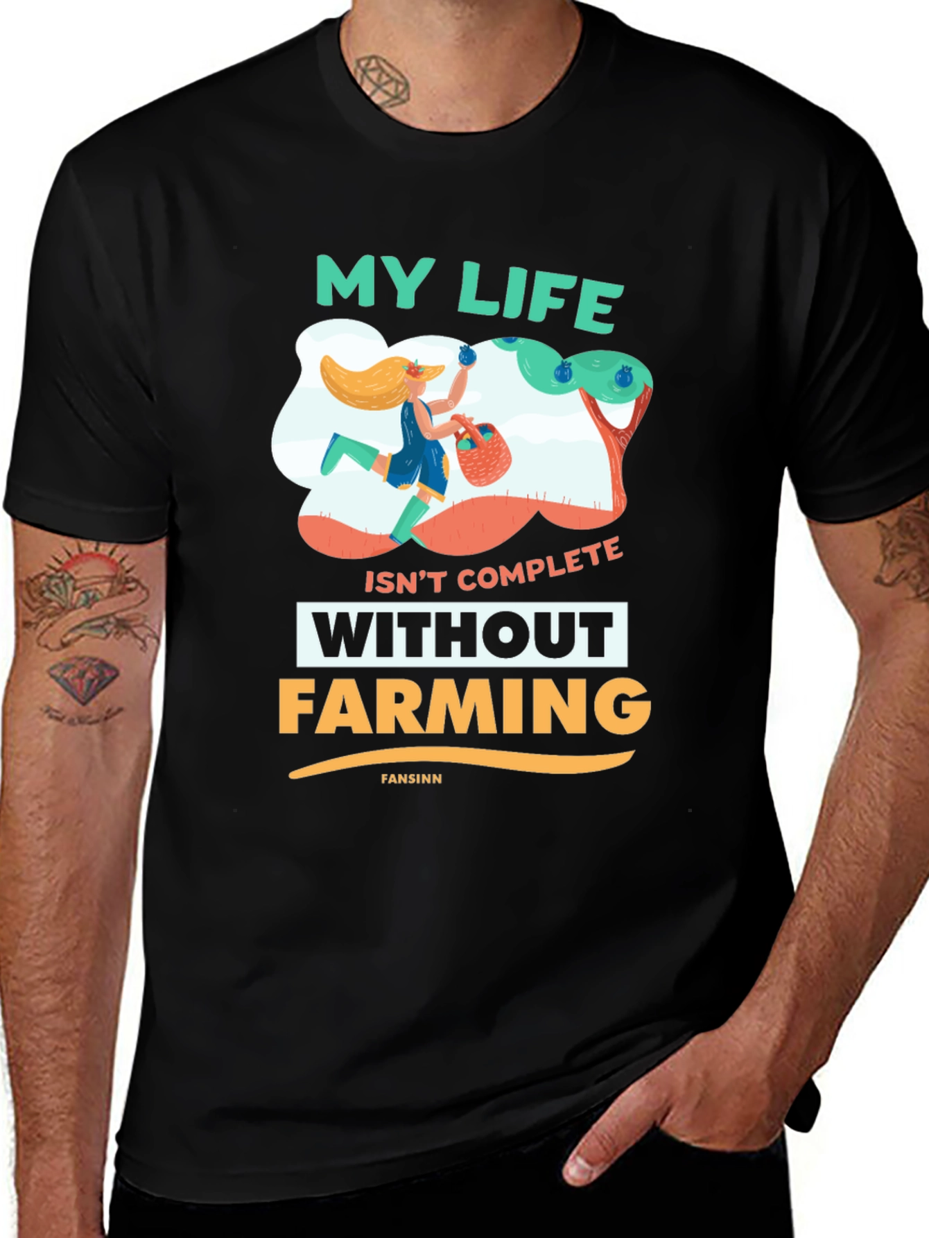 Farming Life Tee - My Life Isnt Complete Without Farming T-Shirt