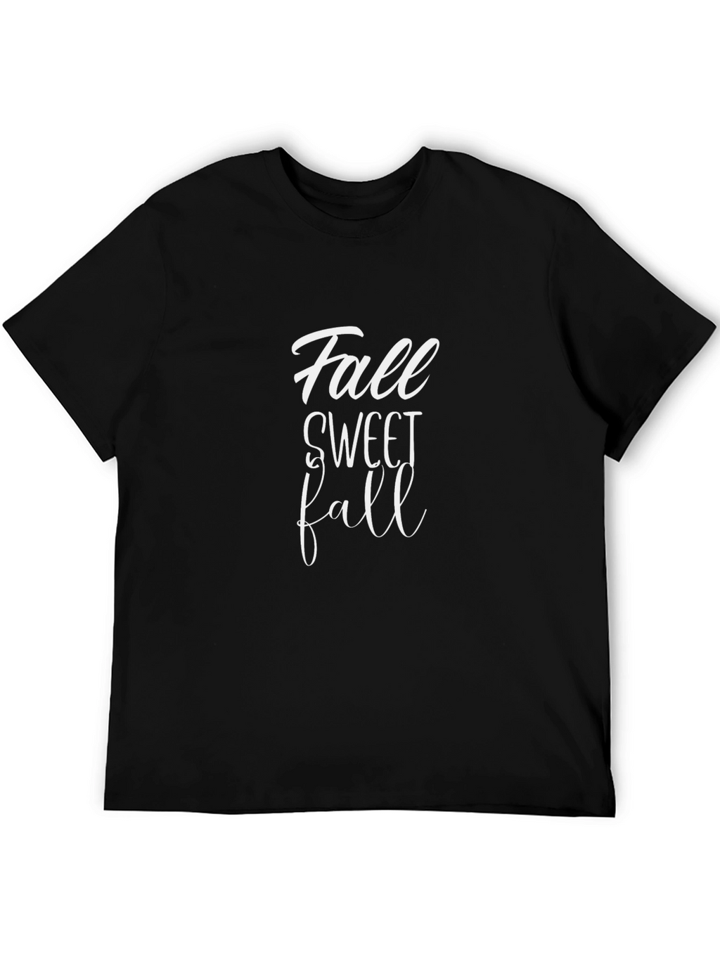 Fall Sweet Fall Graphic Tee - Black