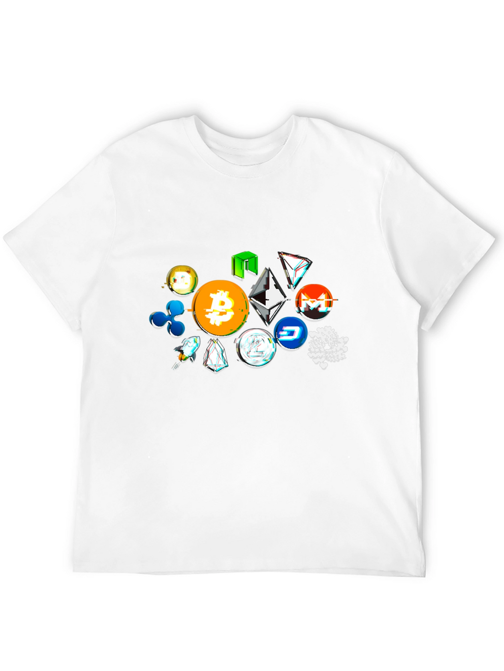 Crypto Tokens Black T-Shirt