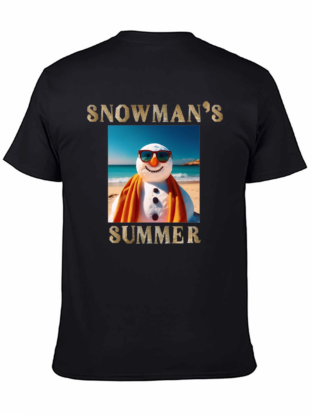 Snowmans Summer T-Shirt - Beach Holiday Tee