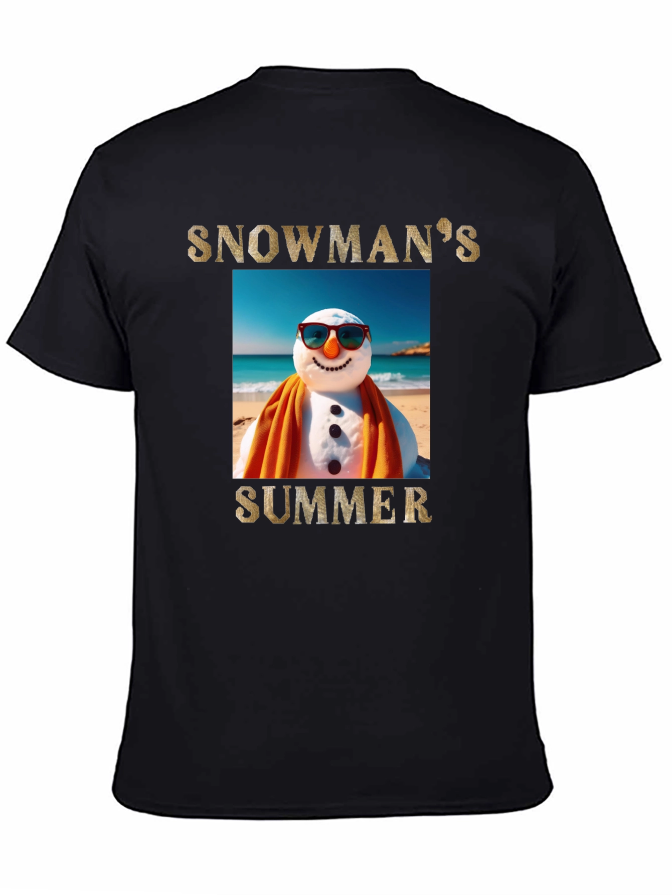 Snowmans Summer T-Shirt - Beach Holiday Tee