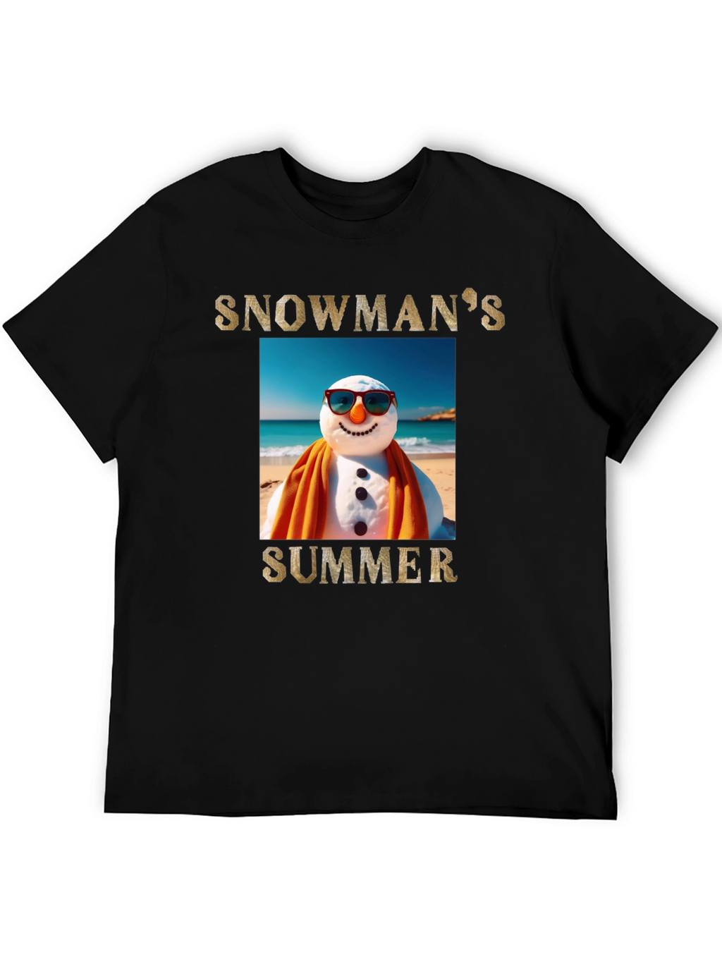 Snowmans Summer T-Shirt - Beach Holiday Tee