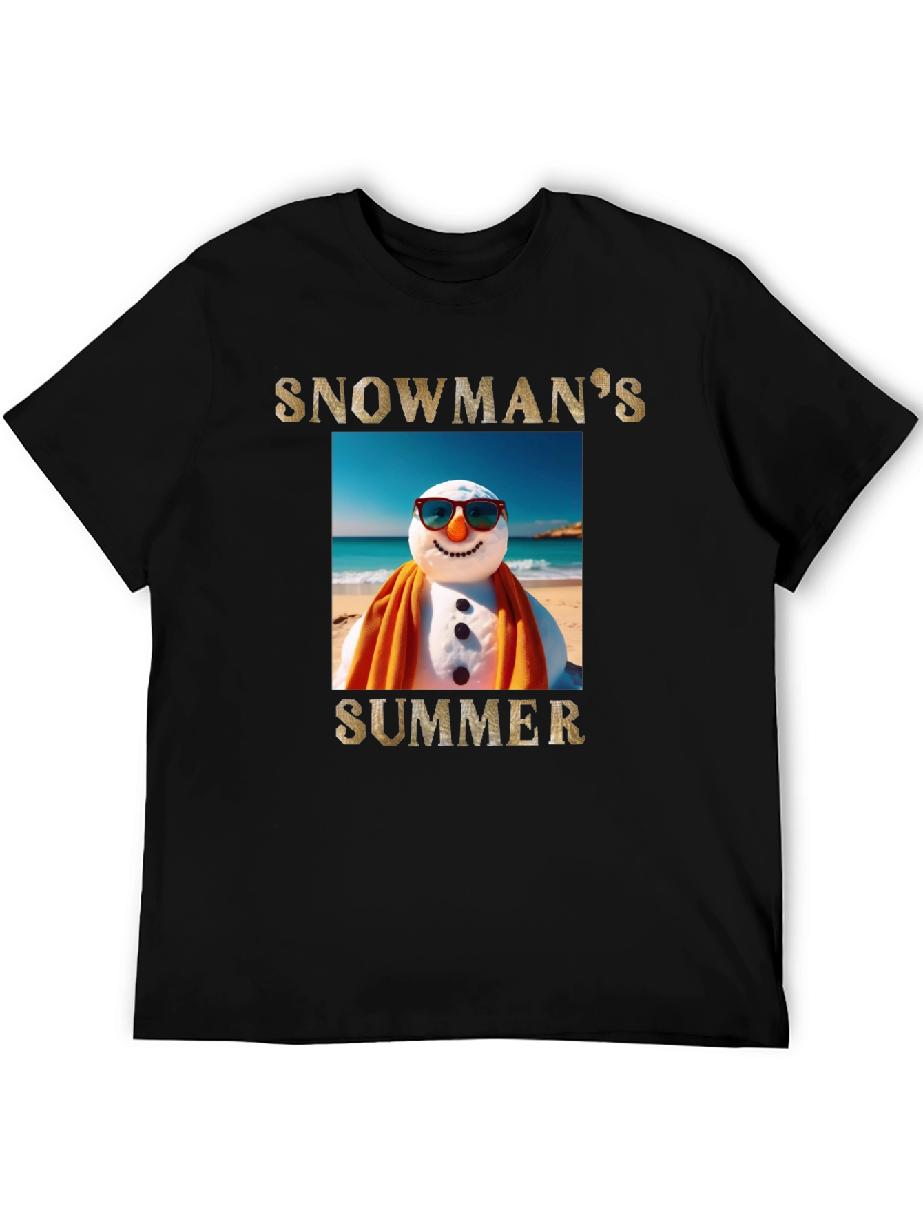 Snowmans Summer T-Shirt - Beach Holiday Tee