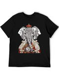 Regal Elephant Graphic T-Shirt