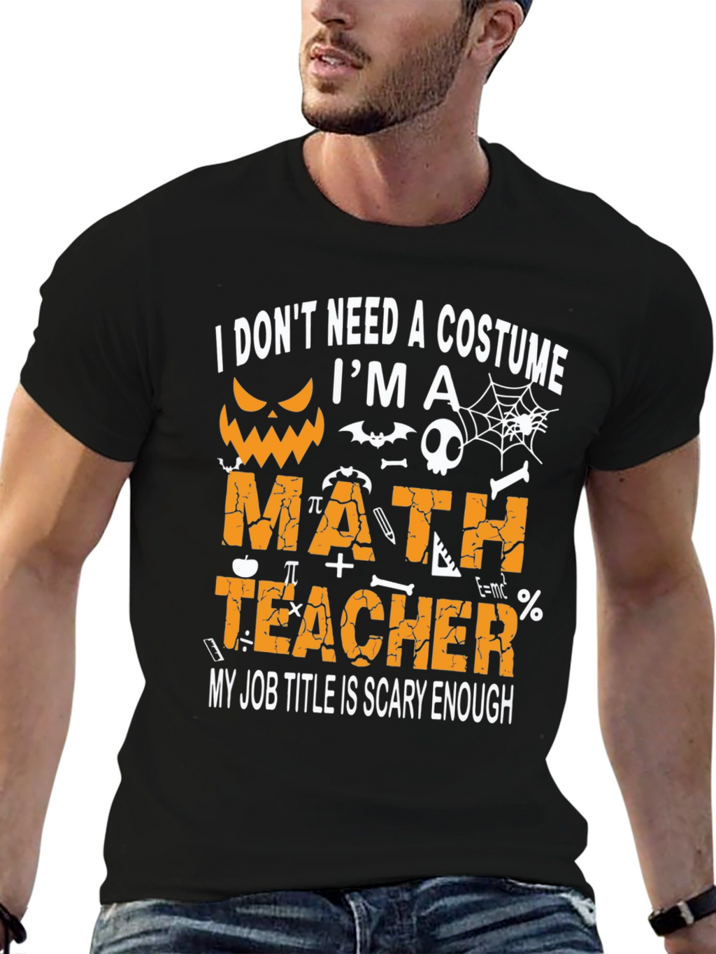 Math Teacher Halloween Costume T-Shirt