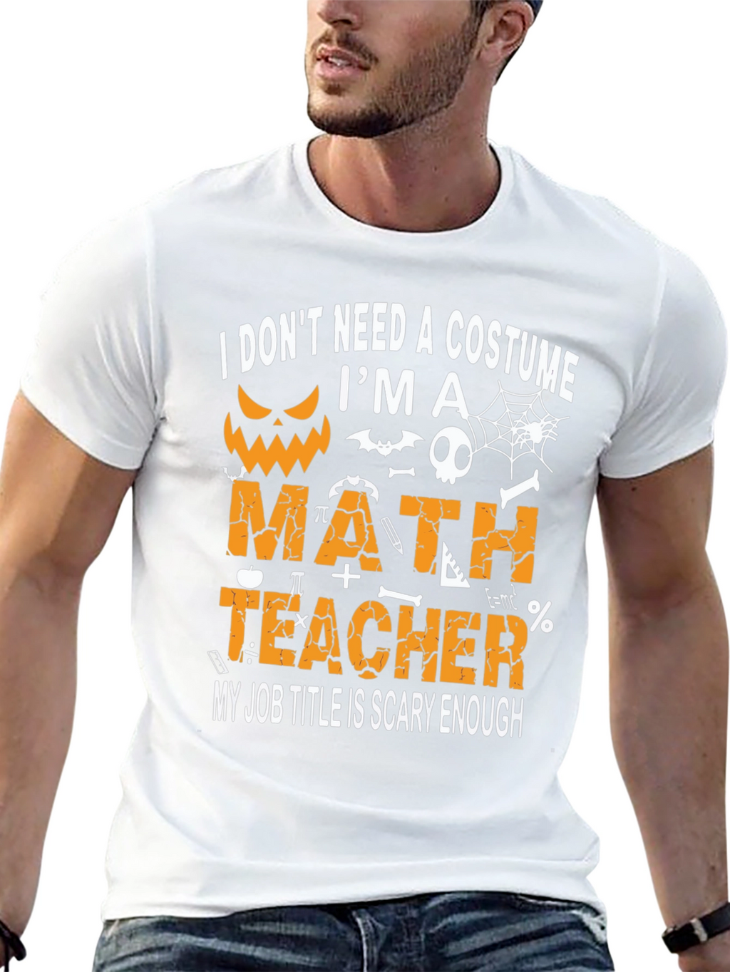 Math Teacher Halloween Costume T-Shirt