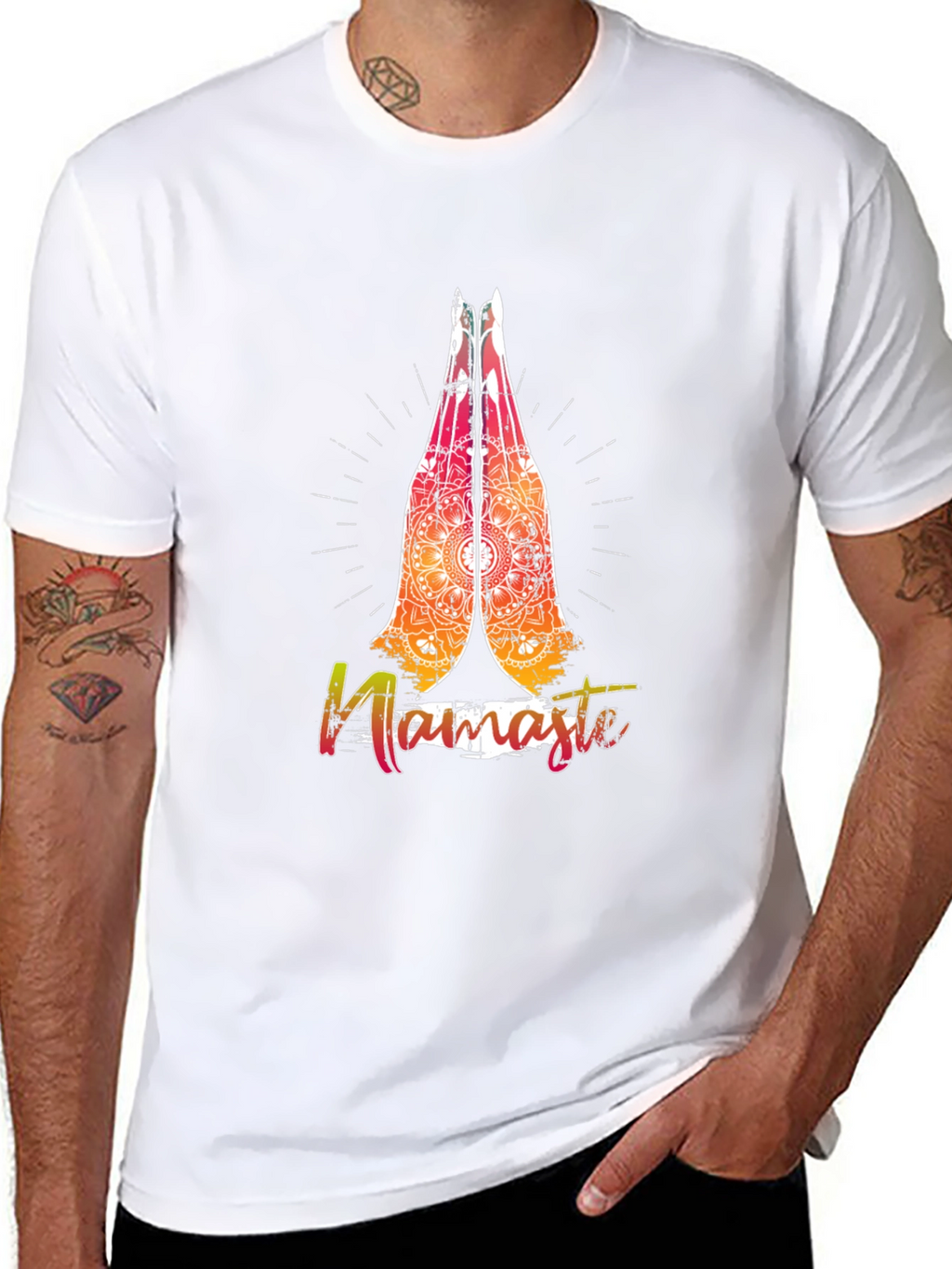 Namaste Graphic Tee - Yoga Meditation T-Shirt