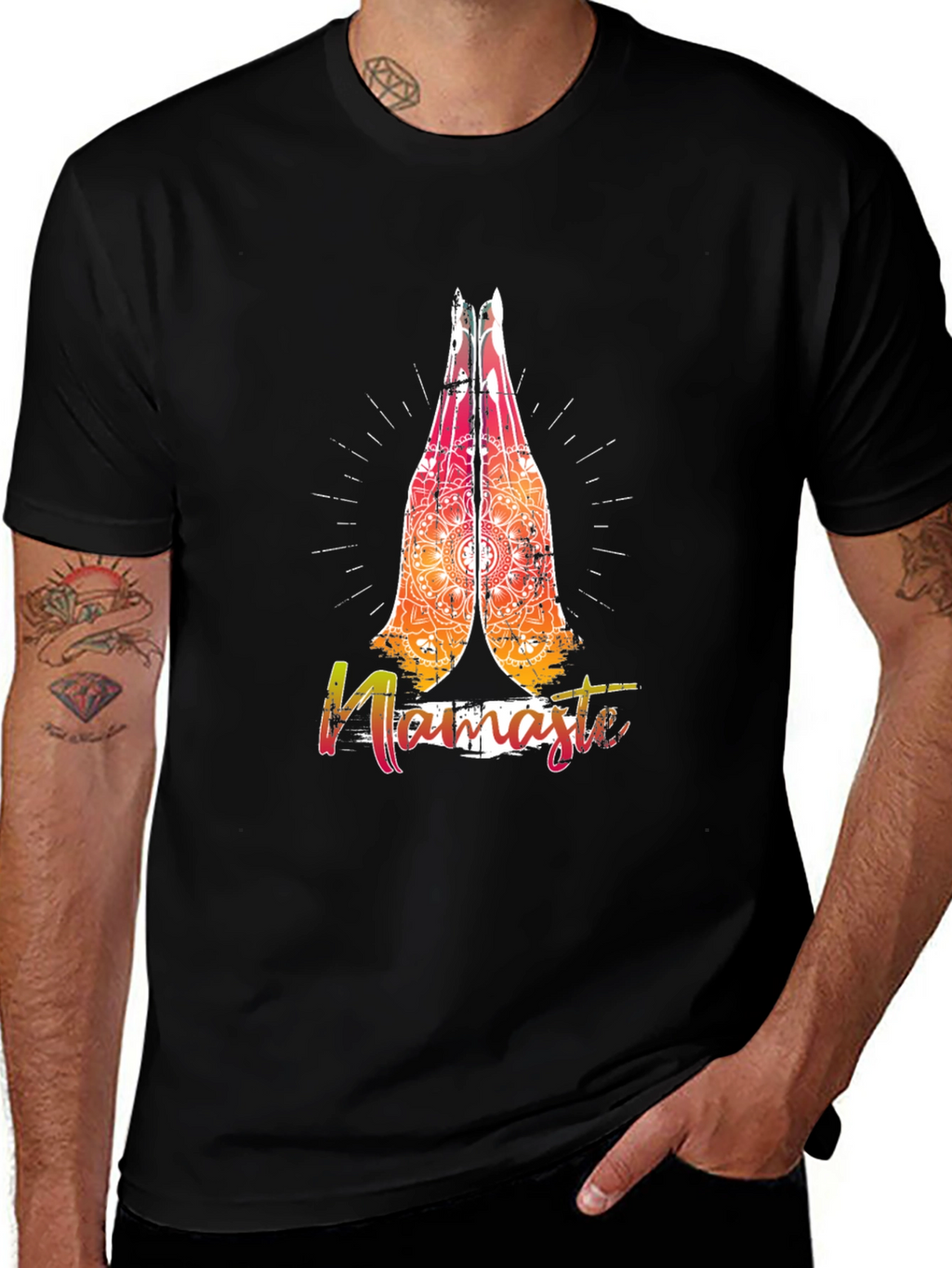 Namaste Graphic Tee - Yoga Meditation T-Shirt