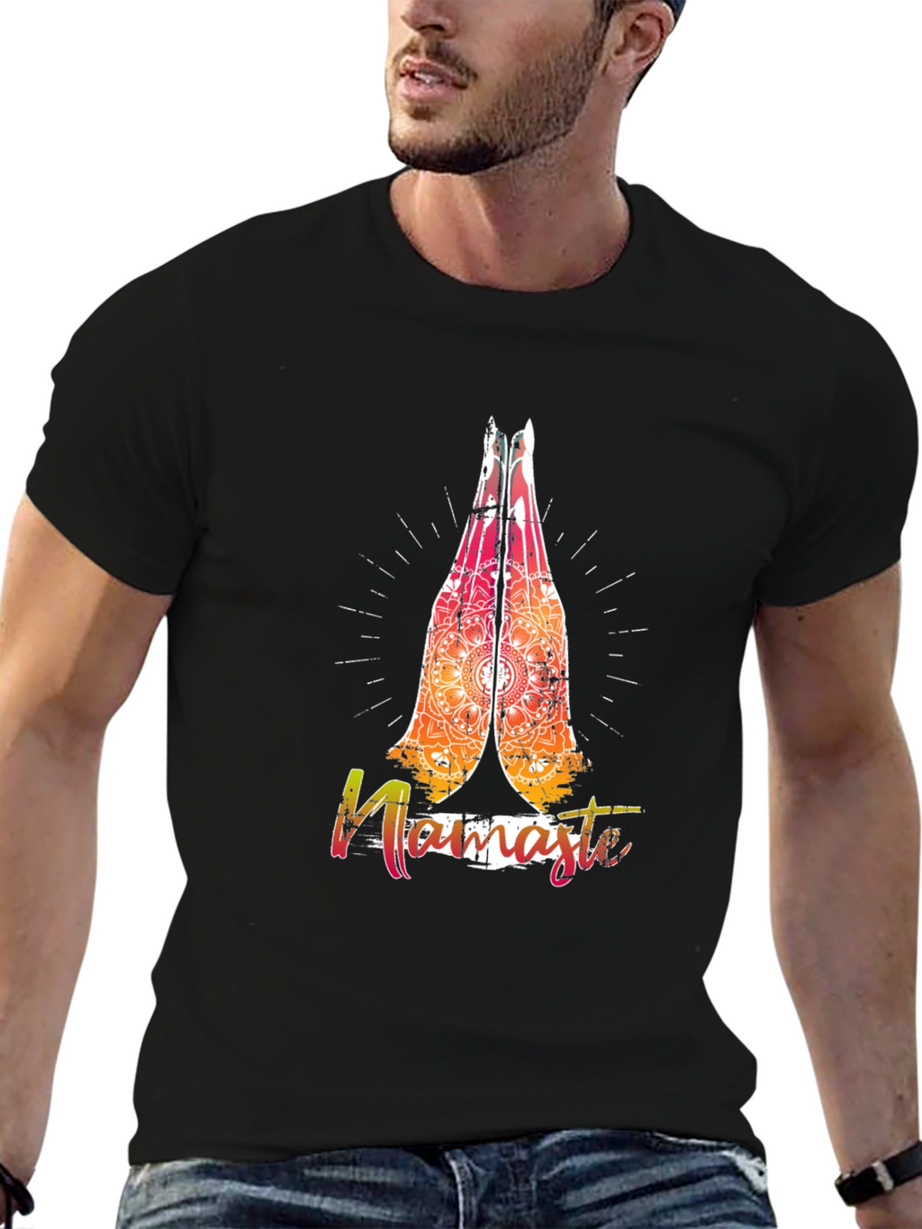Namaste Graphic Tee - Yoga Meditation T-Shirt