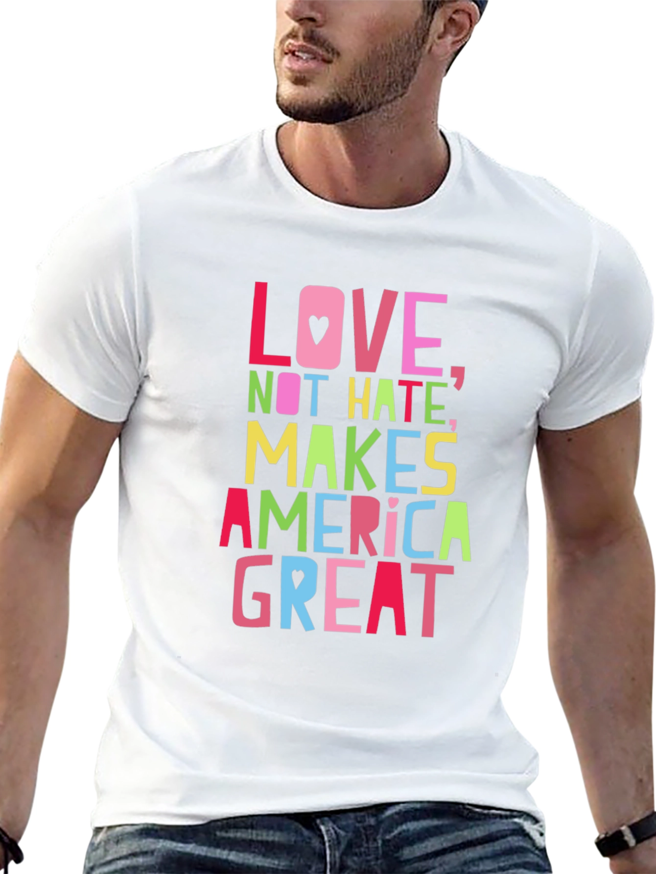 Love Not Hate Makes America Great T-Shirt