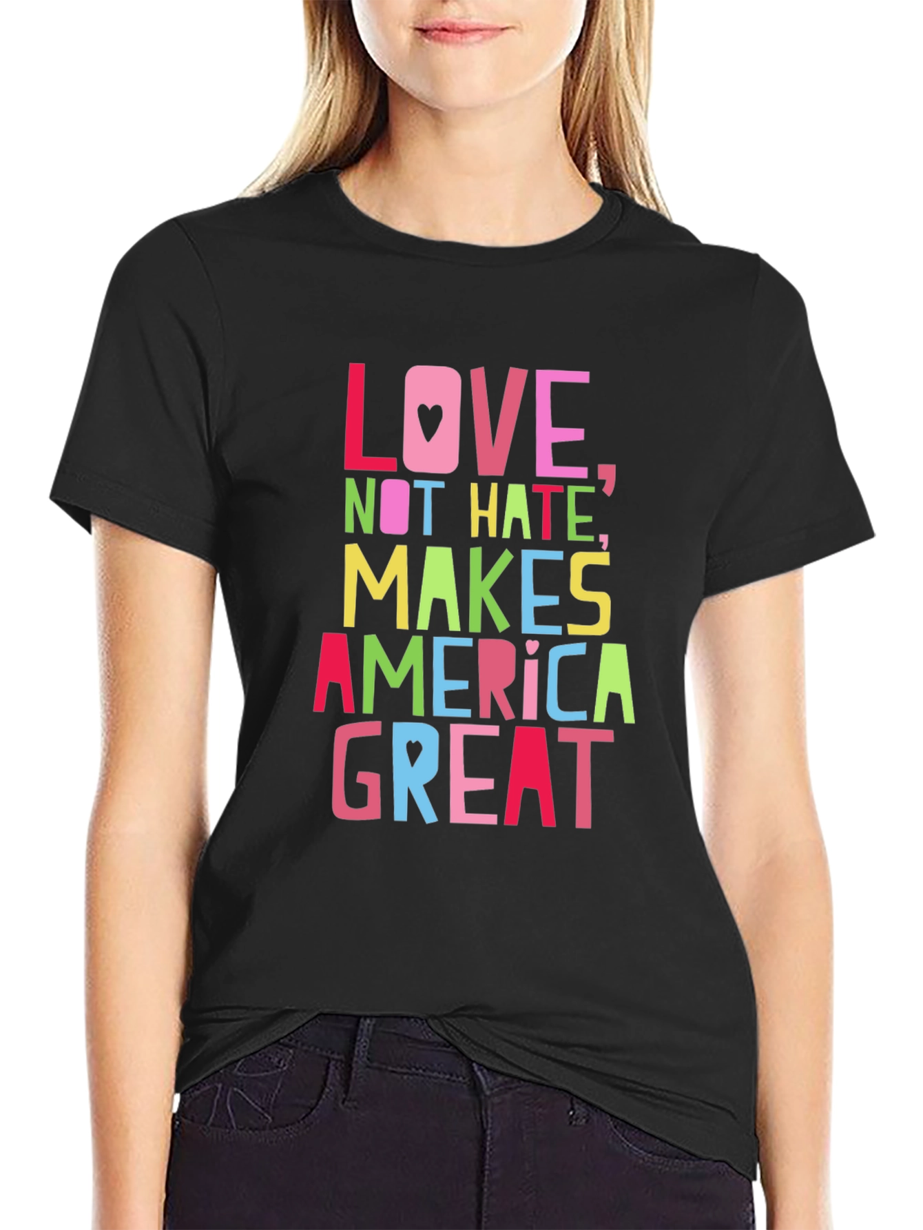Love Not Hate Makes America Great T-Shirt