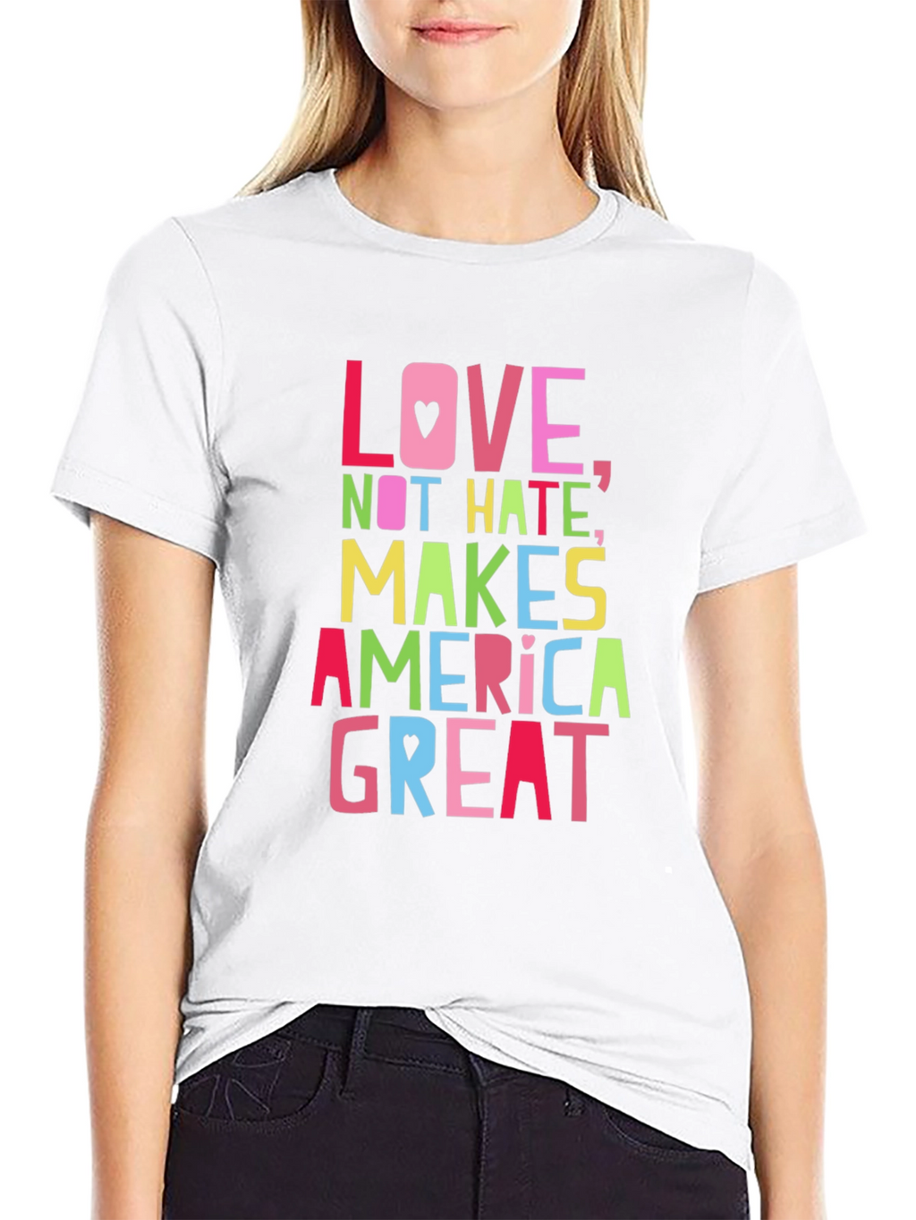 Love Not Hate Makes America Great T-Shirt